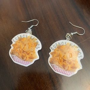 Buenos Nachos earrings quirky cheesy